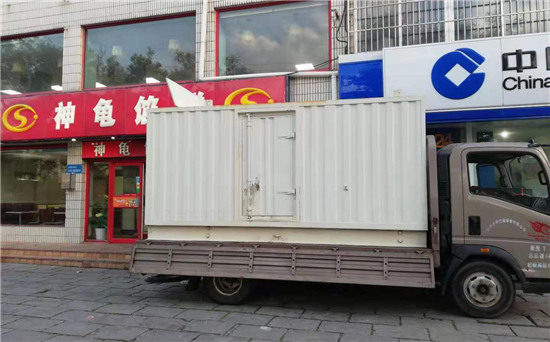 娄底出租发电机施工案例